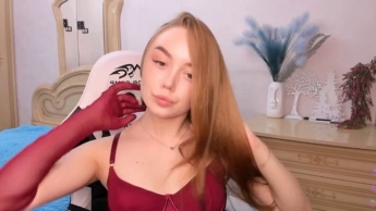 Mädchen mit Handschuhen