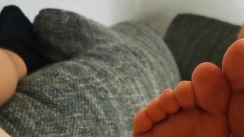 My first time showing my face in foot fetish