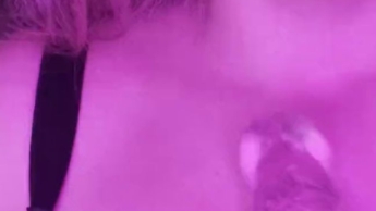 Sweet beginner dildo titfuck