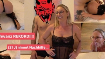 YoungCock (“! J) XXXXL record cock bangs my tight pussy! Ouch