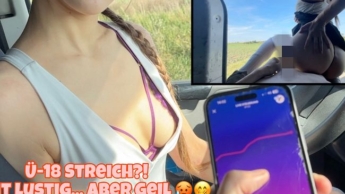 18+ PRANK?!? He put something in my panties!!! Vibro fun ends with a bareback quickie!