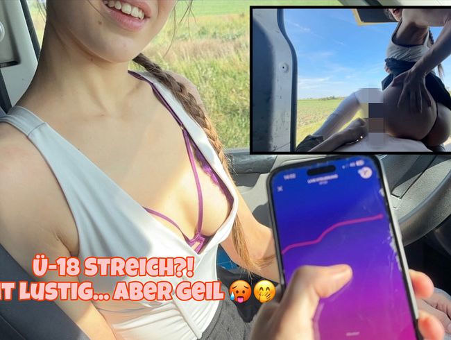 18+ PRANK?!? He put something in my panties!!! Vibro fun ends with a bareback quickie!