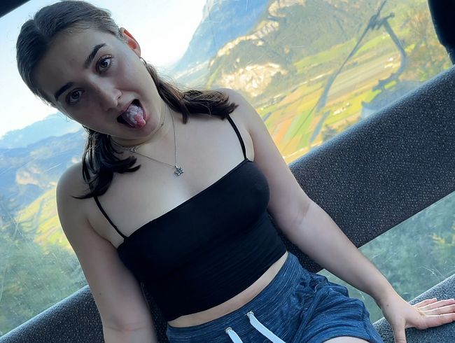 Cable car ride with a happy ending – forbidden sex in the gondola!