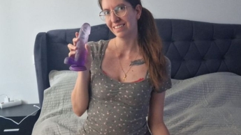I never thought I’d do THAT! My first time with a dildo