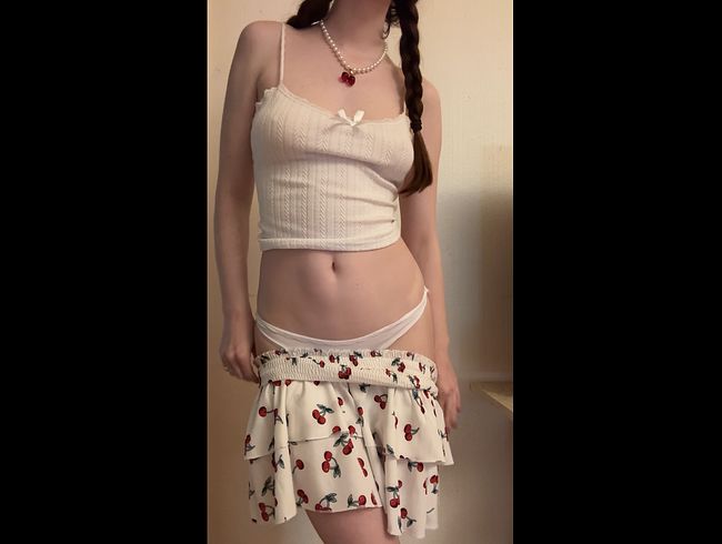I slowly undress