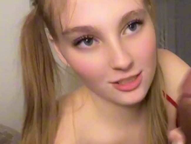 My little teen pussy is being fucked and stretched open by a HUGE BBC.