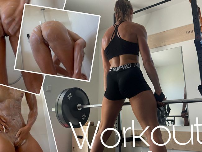 Workout: Not only my pussy gets wet