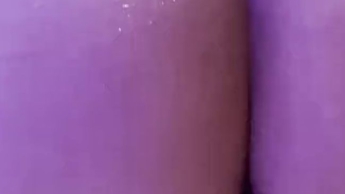 Bathtub dildo fuck