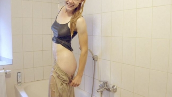 I shower in my clothes…will my pants become see-through???