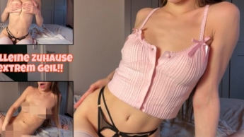 Luna home alone and extremely HORNY!!