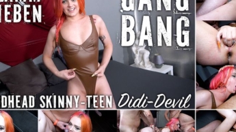 MUDDY MESS with REDHEAD SKINNY-TEEN Didi-Devil – ROUGH Gangbang