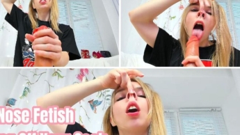 Nose Fetish – Jerking Off Your Cock