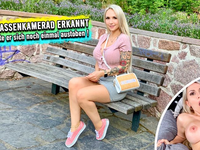 Recognized by his classmate – now he could let loose one more time!