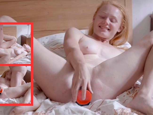 The BBC dildo makes Phine so horny that she wants to fuck