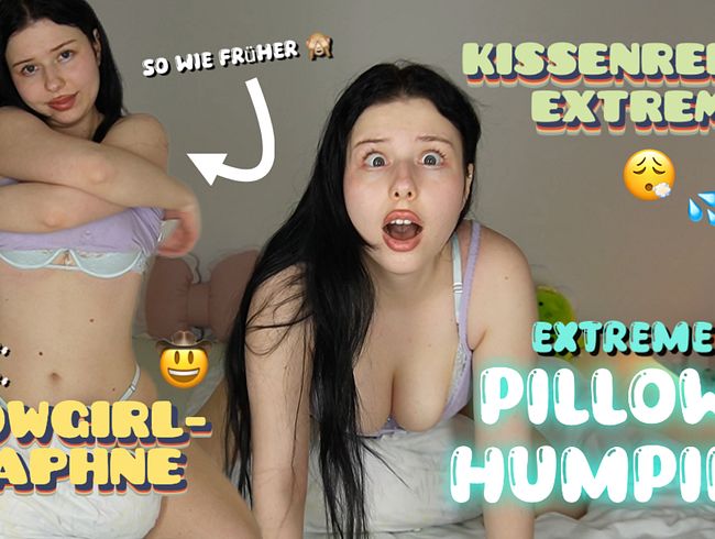 COWGIRL Daphne – ride, ride, merrily until ULTRA-ORGASM (pillow riding like in the old days :O)