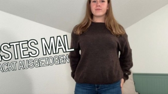 First time undressed completely