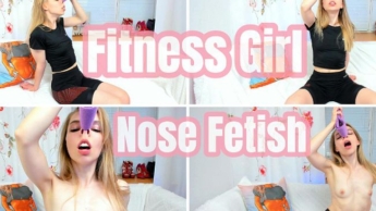 Fitness Girl Nose Fetish 4K