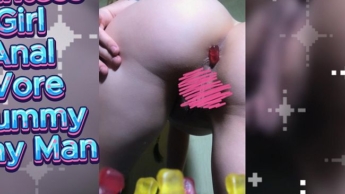 Giantess Girl Anal Vore Gummy Tiny Man