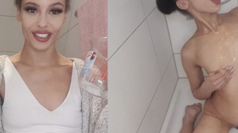 Golden shower with skinny black teen!! Caution: WET!!