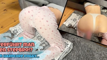 How do you seduce your stepbrother?!?! Self-experiment ends with hardcore doggy style sex!!!