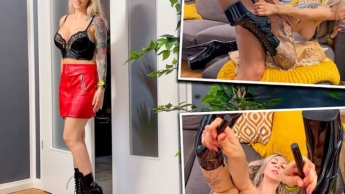 Is Mommy’s new boyfriend going to fuck me now? A cuckold sex test in high heels!