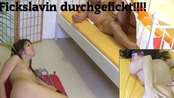 Woke up and immediately fucked his fuck slave!!!!