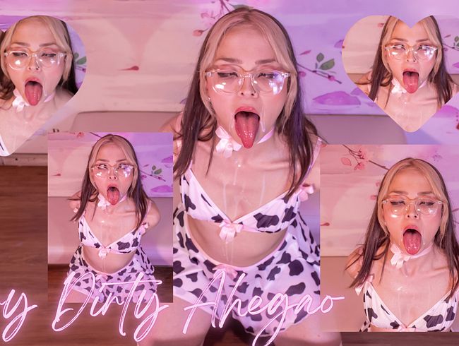 AHEGAO, MILKY, WET AND VERY DIRTY WITH ANTONELLA THE PERVERTED