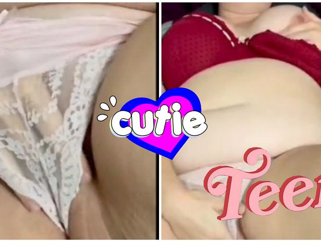 Chubby teen pussy takes care of herself