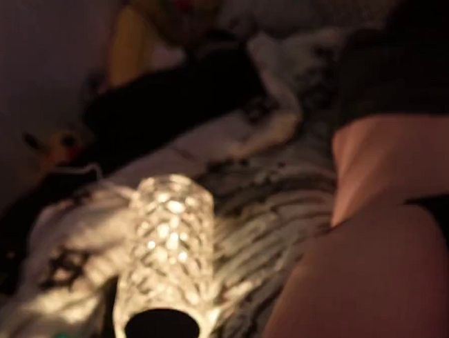 Gentle caresses: Watch him explore my ass!