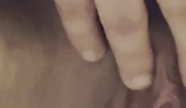 Teen, 18, needs to pee in the garage; she was fucked 2 hours ago. You can see it from the hole.