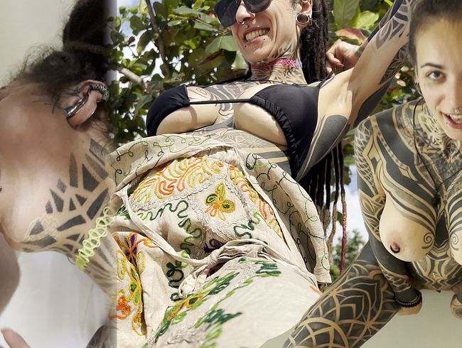 That horny guy had his lucky day! The warm weather makes me feel good ;)