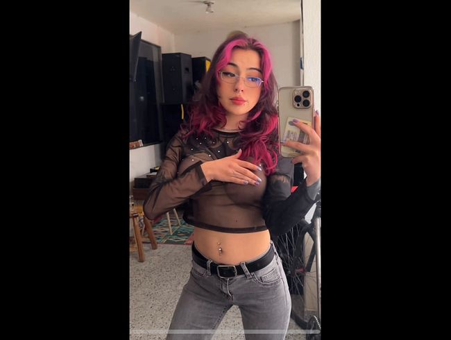 University exhibitionist slut’s outfit