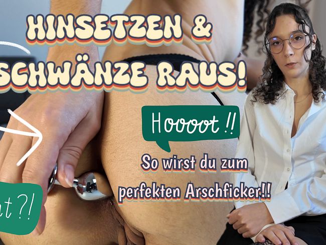 ANAL PLUG & FOOT FUCK! Lina’s Learning Group