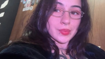 Can you guess what this sweet little face is hiding?