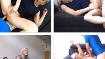 Horny new trainee ao fucked in the lunch break in the break room. Part 3.