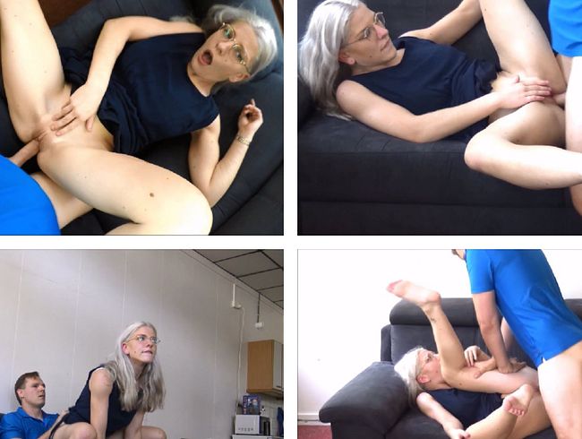 Horny new trainee ao fucked in the lunch break in the break room. Part 3.