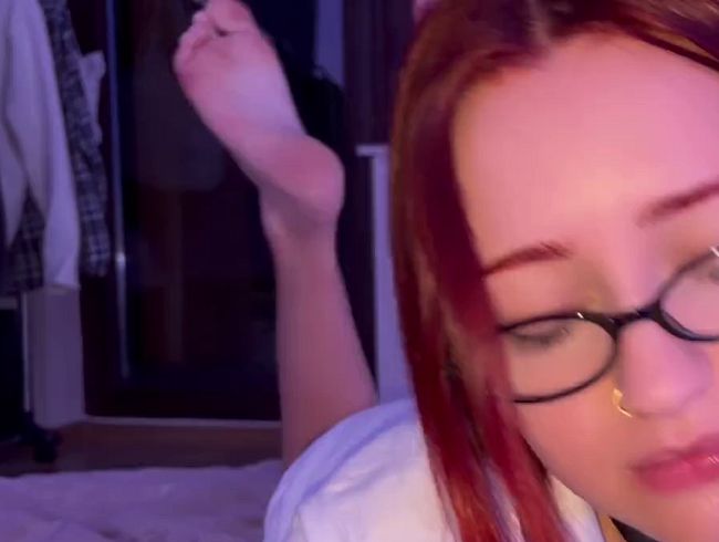 She flirts with me in Russian.