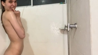 Unbelievable! I did it! Shower with me!