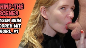 Blonde teen blows my cock before the porn shoot!