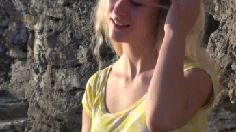 Dildo show by the sea