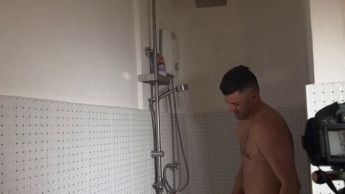 GOLDEN SHOWER then CUM FACIAL from my step brother!