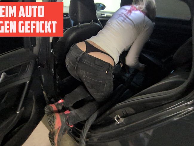 I just wanted to say goodbye to my car and I just got a dick up my ass.