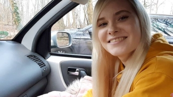 My first time in a car!