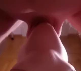 Pushed deep into her throat in a sexy position.