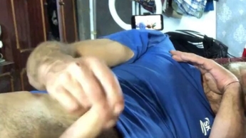 Sucking each other in 69 and facial cum