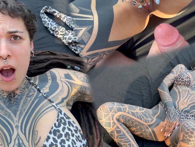 Borderline!! That wasn’t agreed upon. Got fucked while sunbathing!