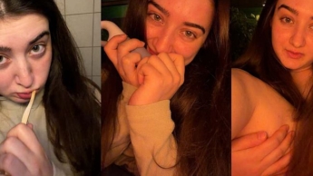 Brushing teeth, peeing, vibrator! My naughty evening routine!!