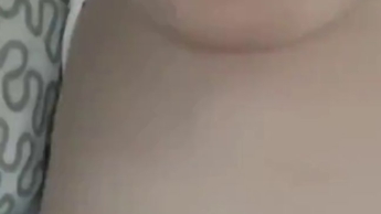 Fishnet fetish: fingering in my fishnet leggings & tit tease!