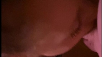 He quickly took his penis down his throat.