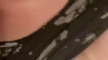 I massage my breasts in bed (No sound)